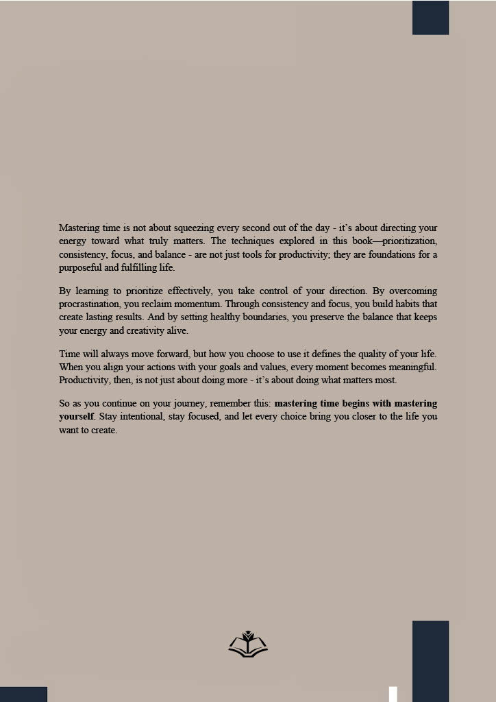 Mastering Time Management